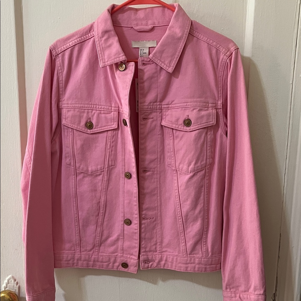 H&M Vibrant Pink Jean Jacket